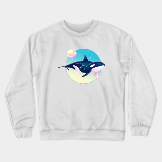 Galactic Orca Crewneck Sweatshirt by Astro Potion